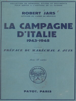 cover image of La campagne d'Italie, 1943-1945
